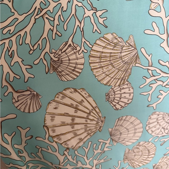 Boston Proper Seashell Print Halter Dress size 0 - Picture 2 of 3